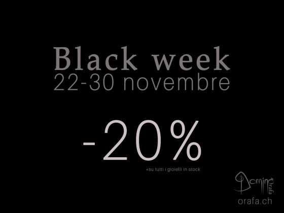 Black week 22-30 November