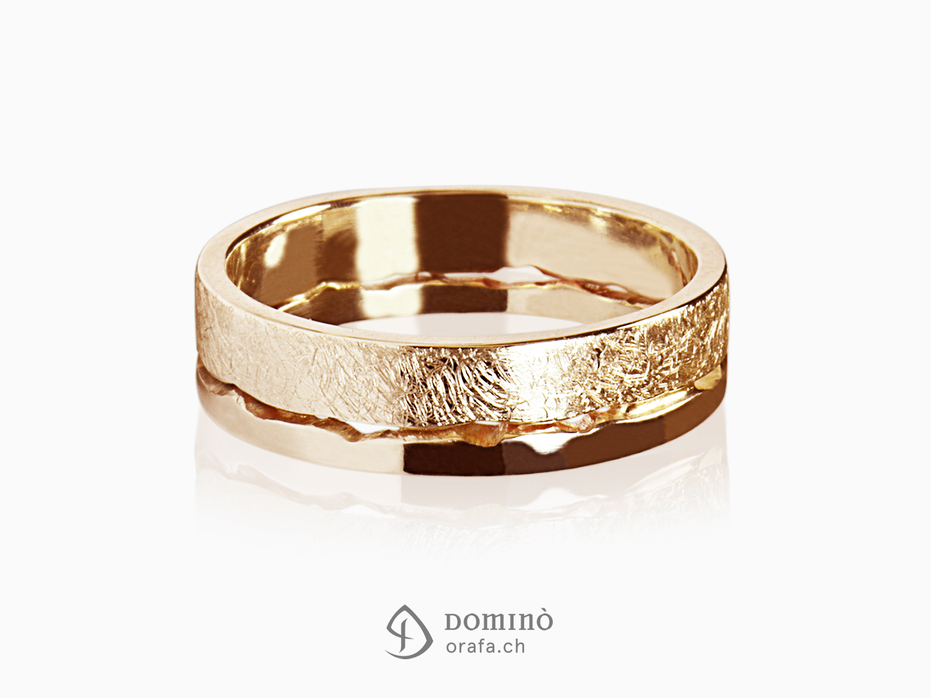 anelli-doppi-frastagliati-lucido-graffiato-oro-rosso