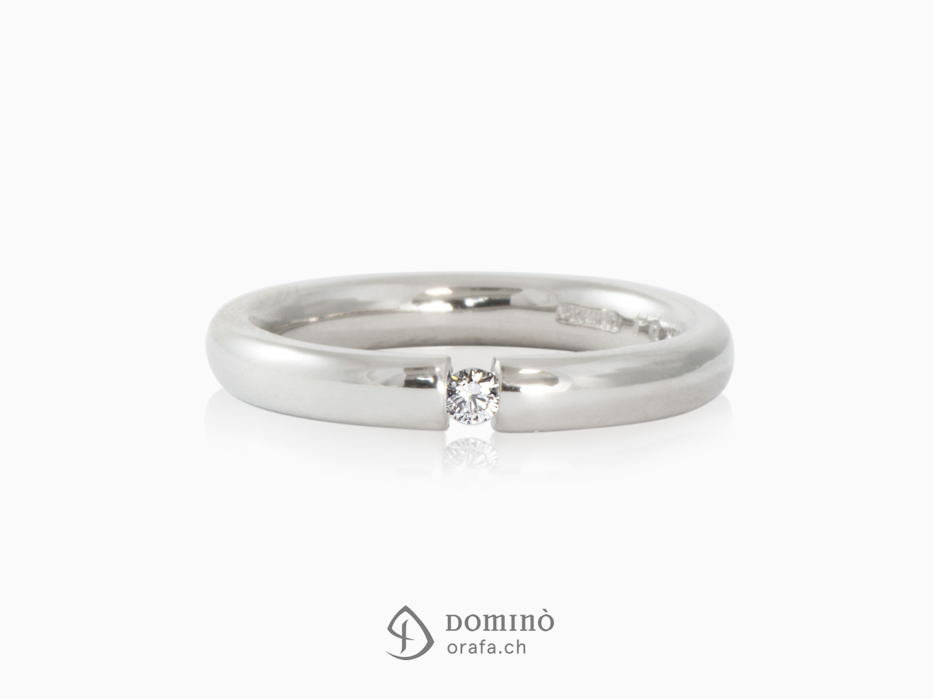 anello-bombato-lucido-diamante-brillante-0.06ct-oro-bianco