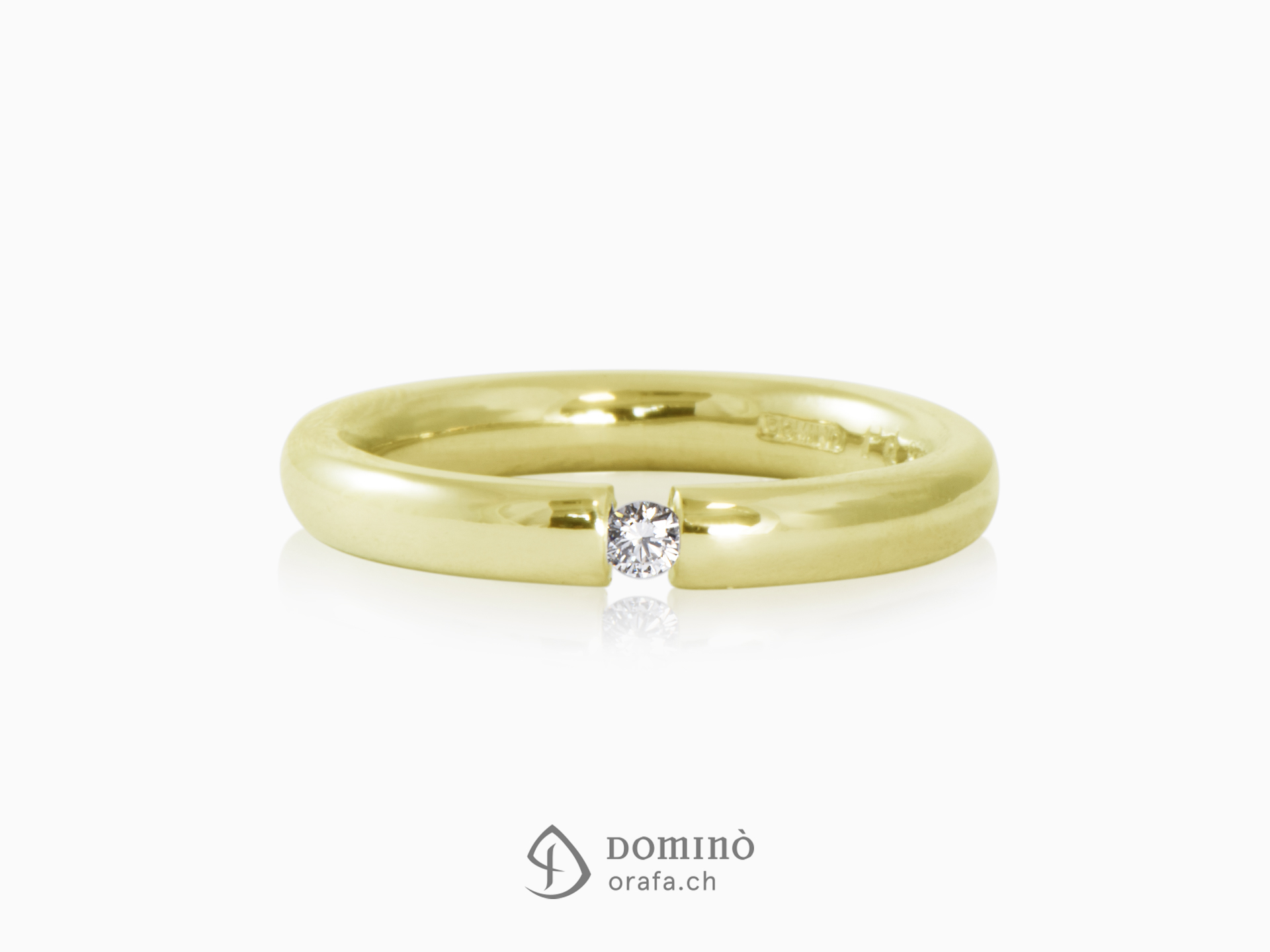 anello-bombato-lucido-diamante-brillante-0.06ct-oro-giallo
