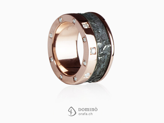 anello-ferro-prezioso-bordo-largo-lucido-16-diamanti-incolore-oro-rosso