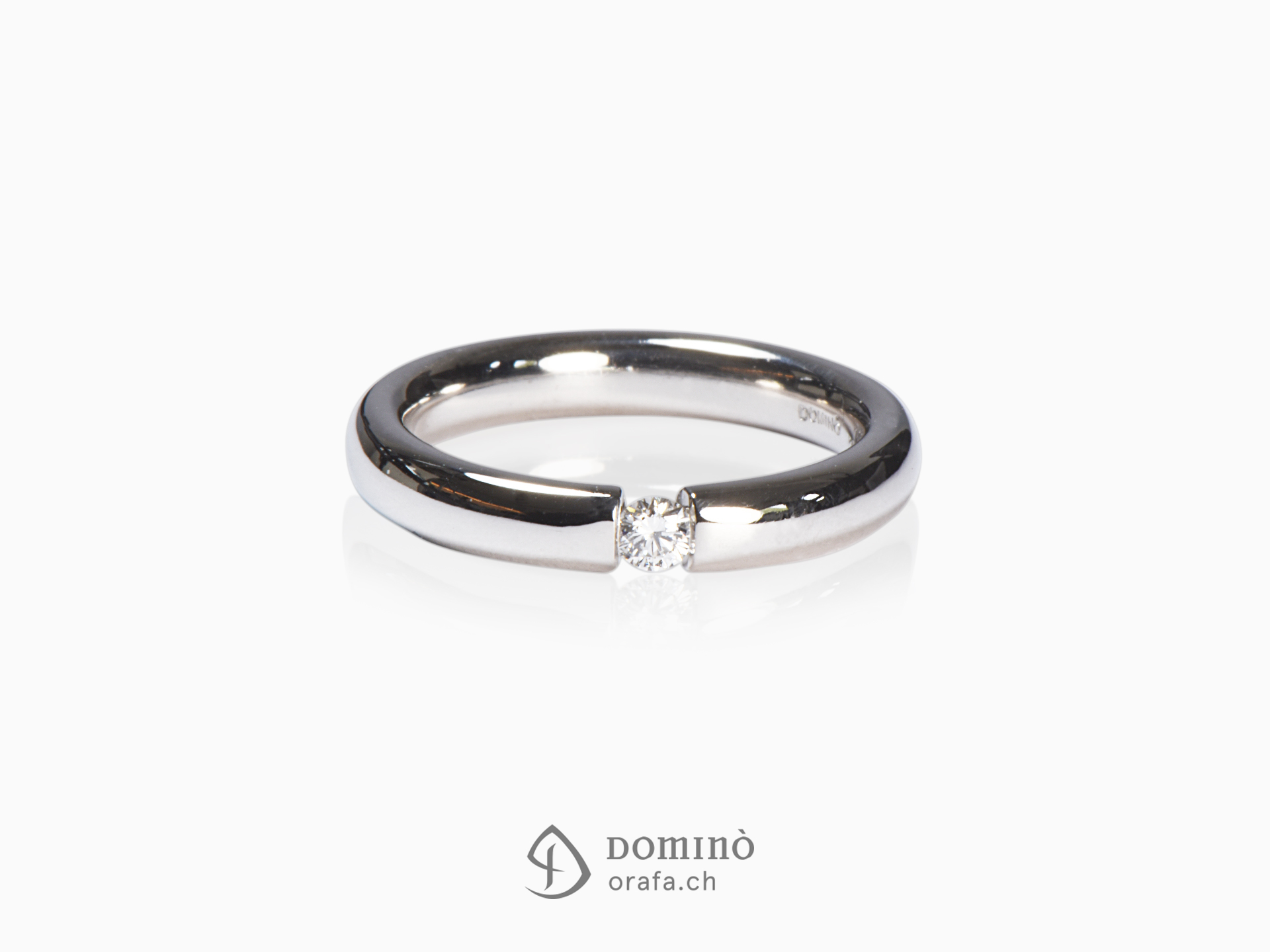 anello-lucido-diamante-0,1ct-oro-bianco
